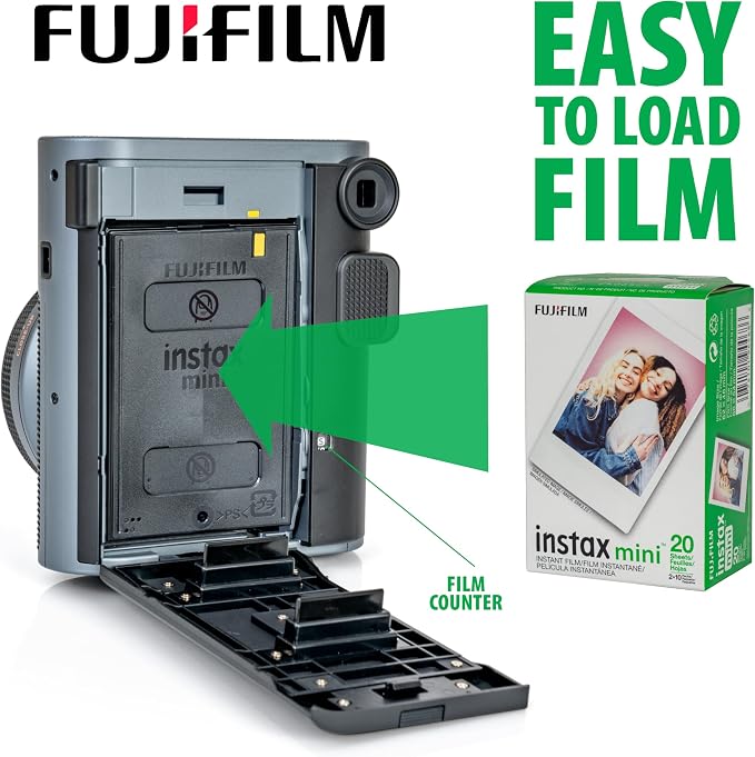 Fujifilm Instax Mini 41 Instant Film Camera Black + 20 Instax Instant Film