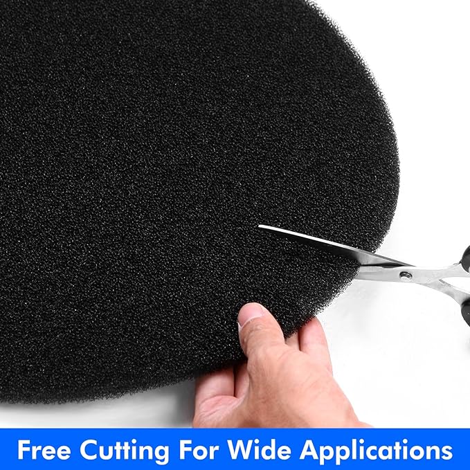 6Pcs Oil Drain Splash pad,Applicable to Oil pan for Oil Change, Oil drip pan, Oil Drain, for Automotive Repair and Technicians Oil Change pan Oil Mat ，Splatter Pad, Round Black 15 Inches