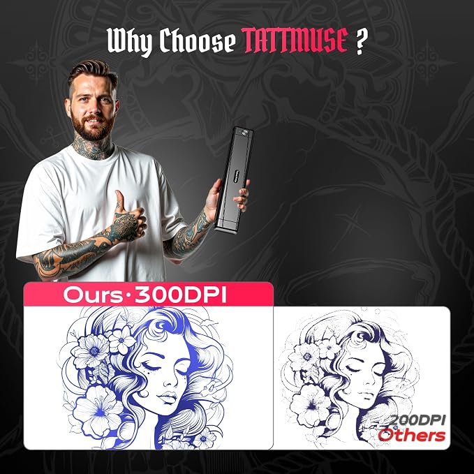 TATTMUSE 2026 New Version Tattoo Stencil Printer Machine