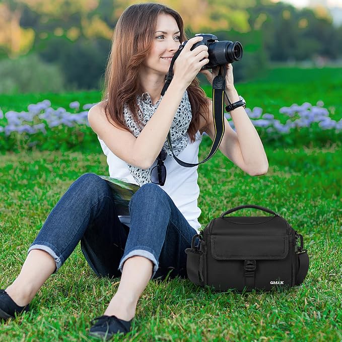 GMAK Waterproof Camera Bag for Photographers, Anti-shock Camera Shoulder Bags
