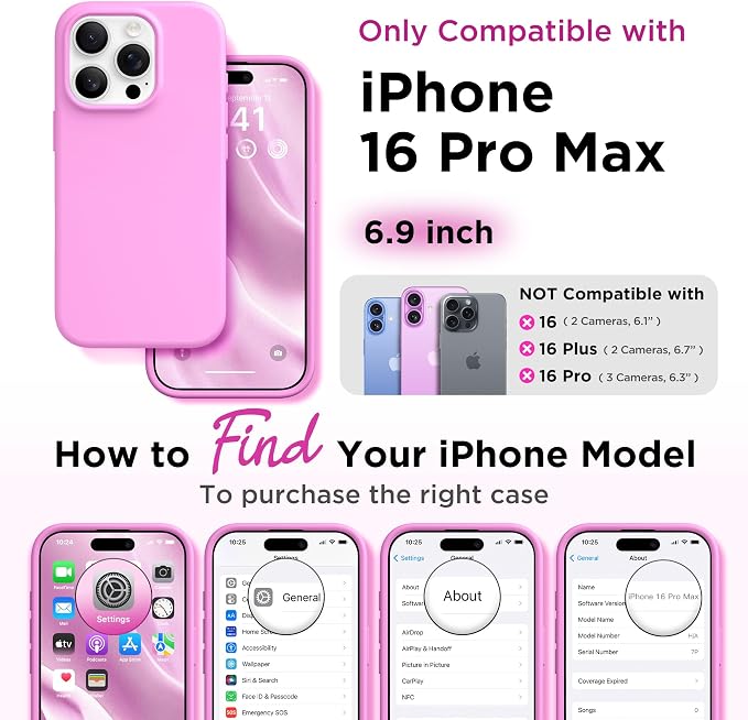 GolbinBox Magnetic for iPhone 16 Pro Max Case, Compatible