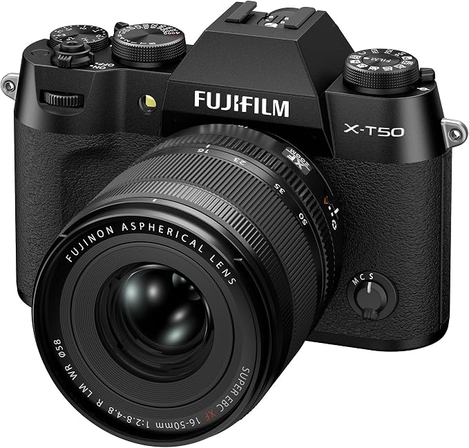 Fujifilm X-T50 Mirrorless Digital Camera XF16-50mmF2.8-4.8 R LM WR Lens Kit