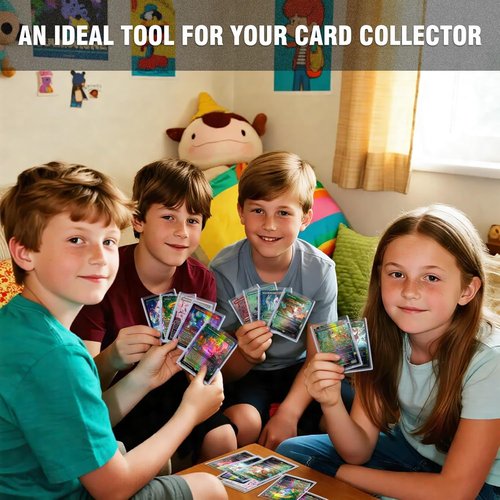 K KNODEL Card Sleeves - 3" x 4" Hard Plastic Top Load Protectors for Baseball & Football Cards (200)