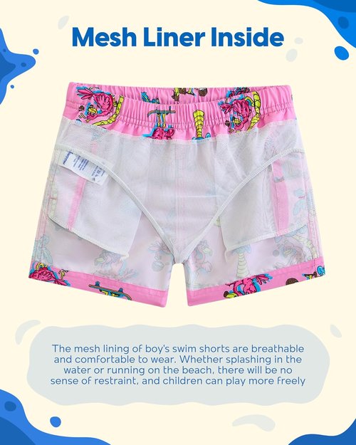 Maamgic Boys Swim Trunks - Toddler Bathing Suit with Quick-Dry Fabric | Stylish Swimwear for Little Boys