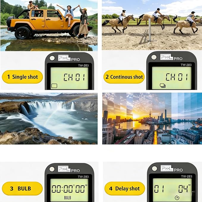 Pixel Timer Shutter Release Remote Control TW283-DC2 Remote Release