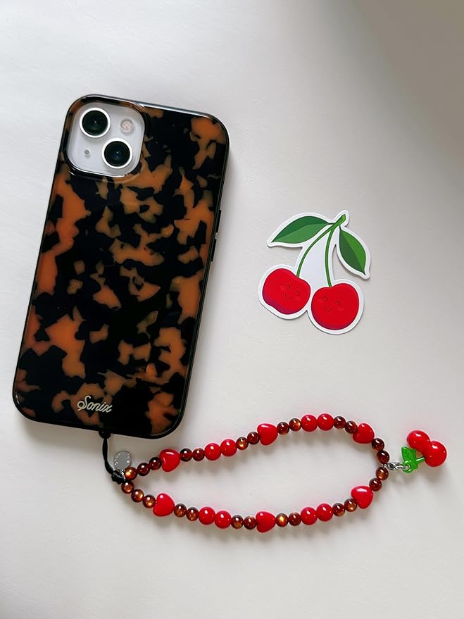 Drawwind Phone Charm Beaded Wristlet Strap Universal Cell Phone Lanyard Cute
