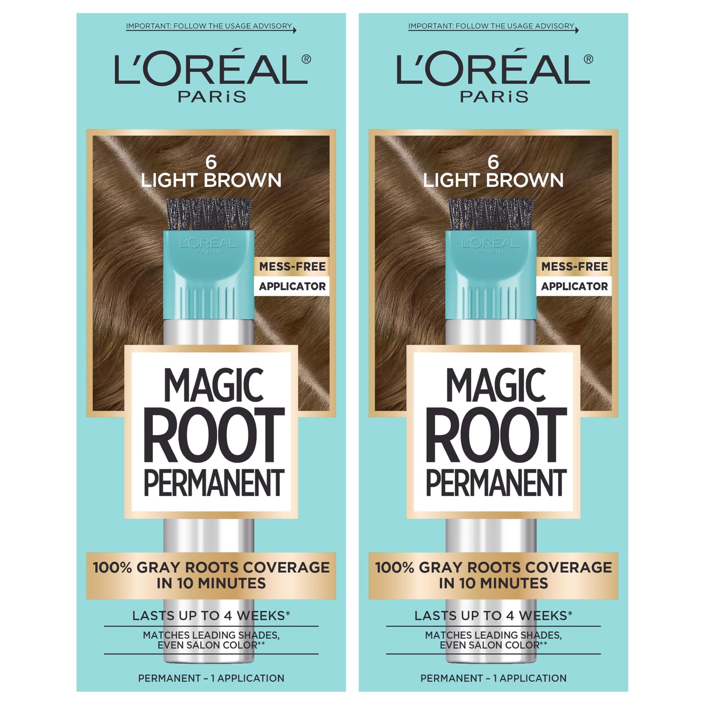 L'Or  Al Paris Root Rescue Light Brown 6 2Pk