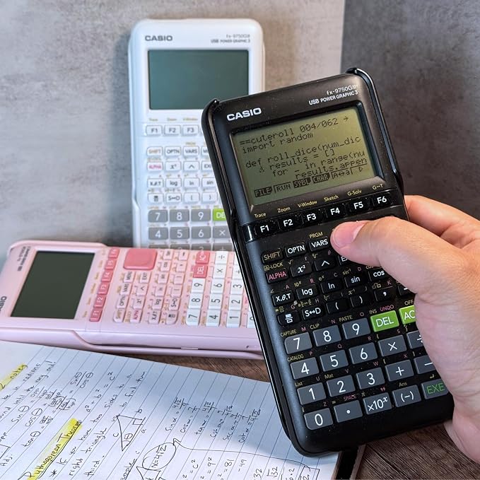 Casio fx-9750GIII Graphing Calculator | Natural Textbook Display | Python
