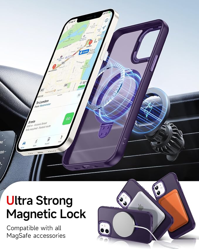 LeYi for iPhone-12-Pro Case/i Phone-12 Cases: for MagSafe