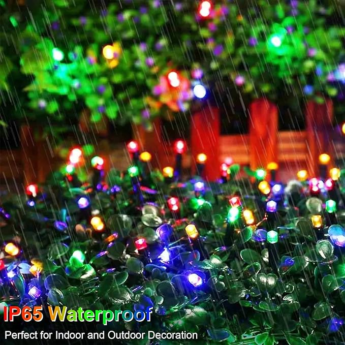 echosari 2 Pack Battery Operated String Lights, 13.2Ft 40 LED Green Wire Fairy String Lights, Waterproof Fairy Lights for Xmas Tree Wreaths Garden Wedding Party Decor (Multicolor)