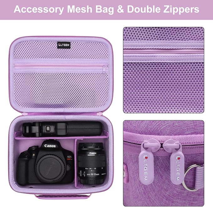 Camera Case Compatible with Canon EOS Rebel T7/R50/R6 Mark II/R100/R50