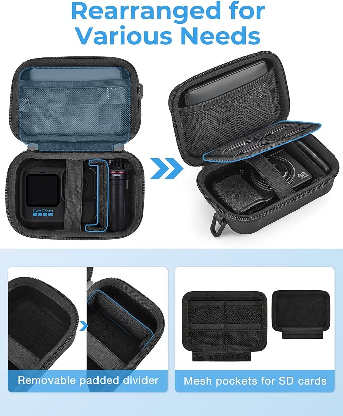 BAGSMART Digital Camera Case, Waterproof & Protective Small Camera Bag