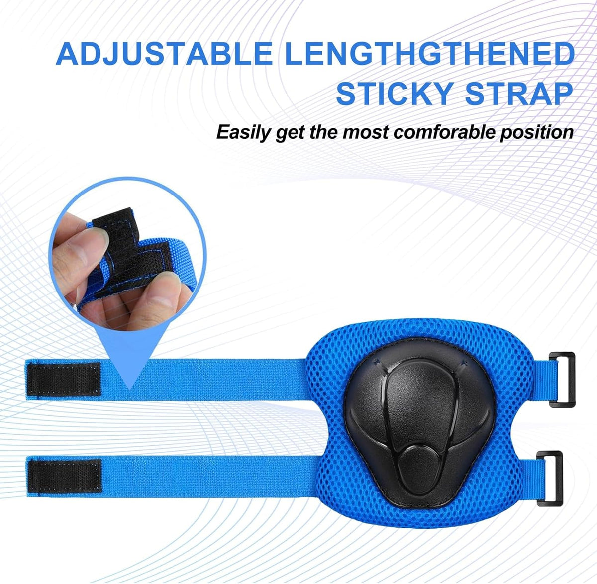 Skiennix Knee Pads Set for Kids - Protective Gear for Ages 3-10 | Includes Elbow Pads & Wrist Guards