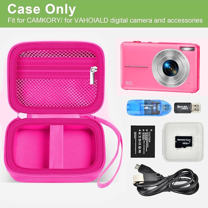 ALKOO Case Compatible with CAMKORY Digital Camera/for VAHOIALD FHD 1080P