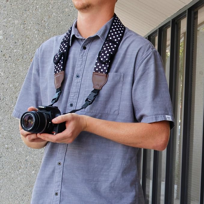 USA Gear TrueSHOT Camera Strap Neoprene Camera Straps