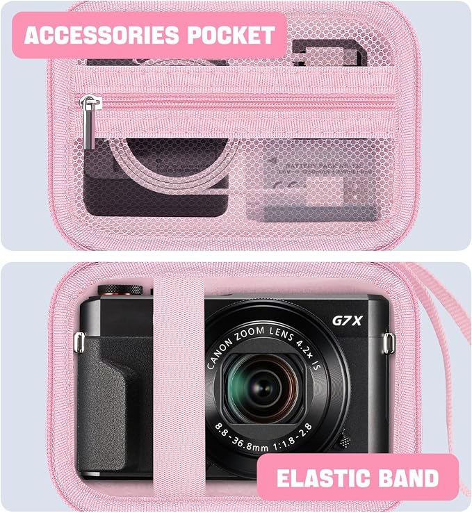 Camera Case for Canon PowerShot G7X Mark III/ G7 X Mark II/ SX740 hs Digital