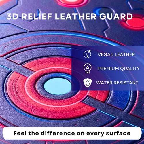 3D Relief Card Binder - Premium PU Leather Trading Card Album with 900 Pockets | Waterproof & Zippered | Perfect Gift for Boys & Girls