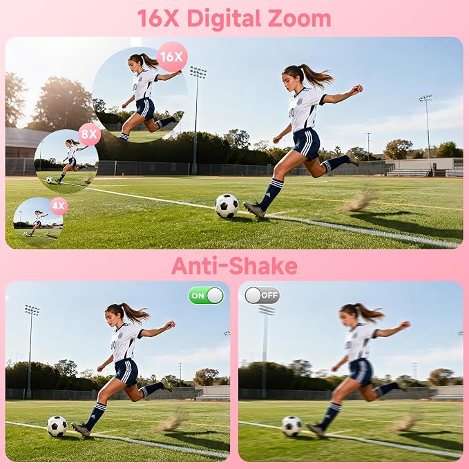 5K Digital Camera for Photography, UHD 75MP WiFi Vlogging Camera for YouTube