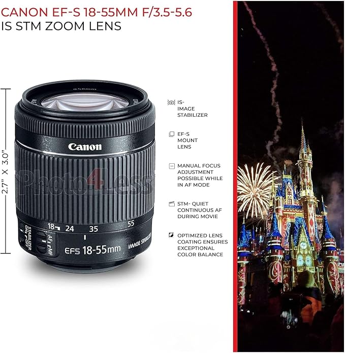 Canon EOS Rebel T7 DSLR Camera