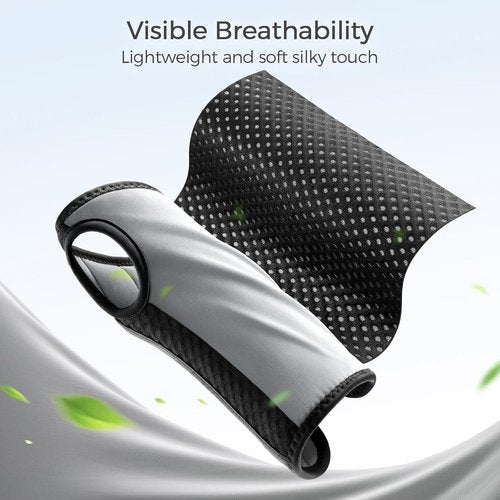 FREETOO Carpal Tunnel Wrist Brace - Night Support for Pain Relief | Right Hand, S/M, Black/Grey