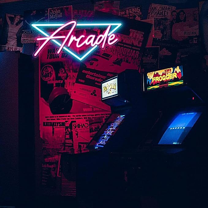 Kavaas Arcade Neon Sign, LED Arcade Signs