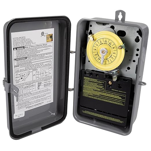 Intermatic T104R 24 Hour Mechanical Timer Switch
