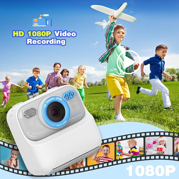 masterbee Kid Camera Instant Print Photo, Birthday Gifts