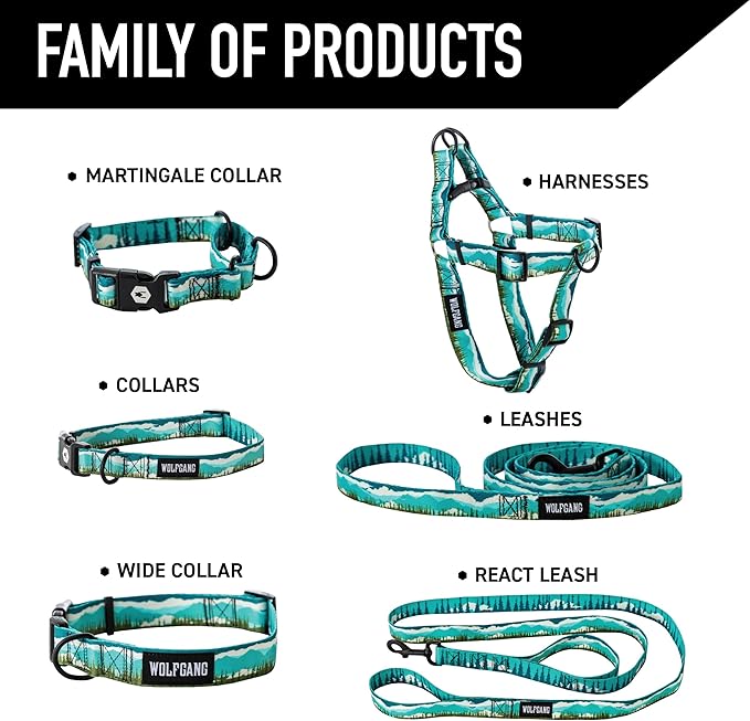 Wolfgang Heavy Duty Adjustable Dog Harness, Pull-Tested for Walking & Training, GreatEscape Print, Small