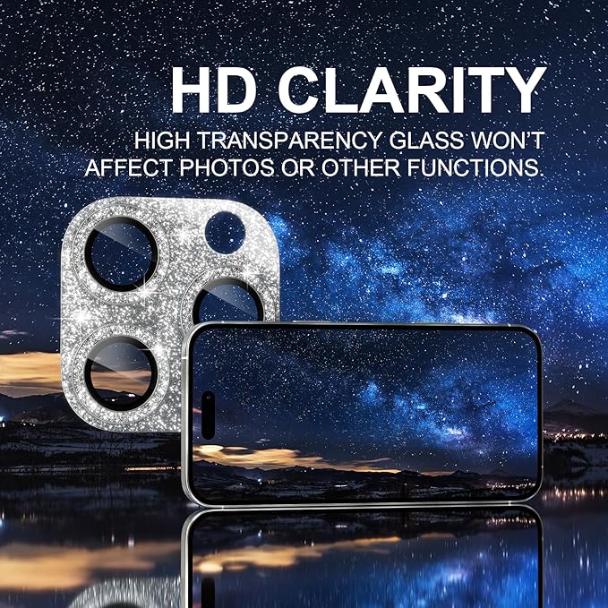 Choiche Compatible for iPhone 16 Pro/iPhone 16 Pro Max Camera Lens Protector