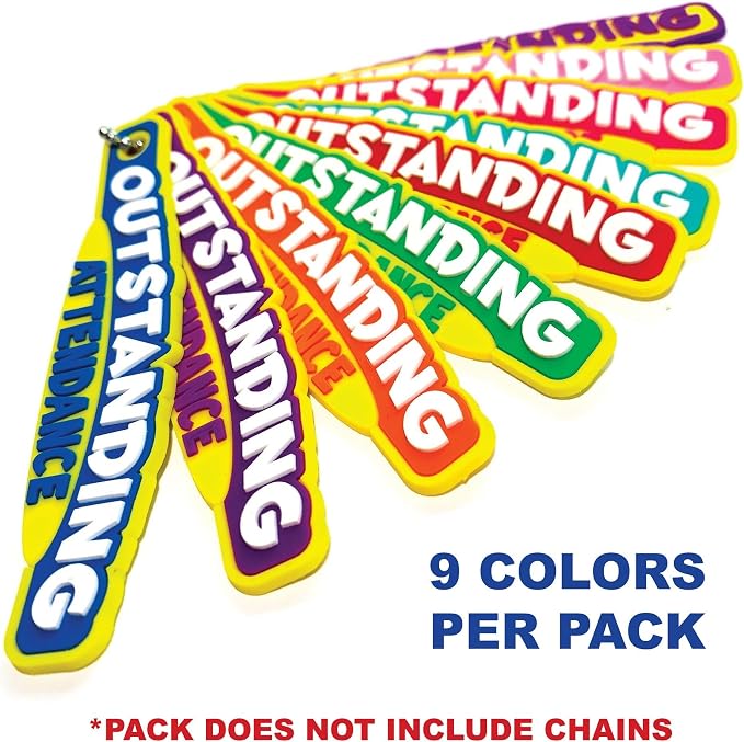 Brag Sticks Outstanding Attendance Value Pack: Wearable Incentives to Increase