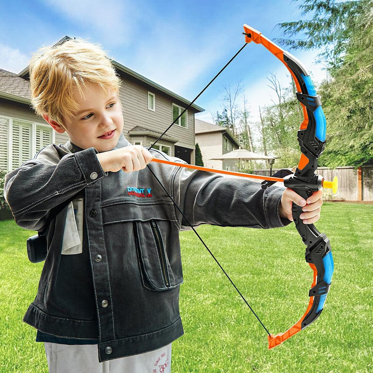 TOY Life Bow and Arrow Set - Light Up Archery Toys for Kids Ages 4-12 | Includes Targets & Perfect Gift