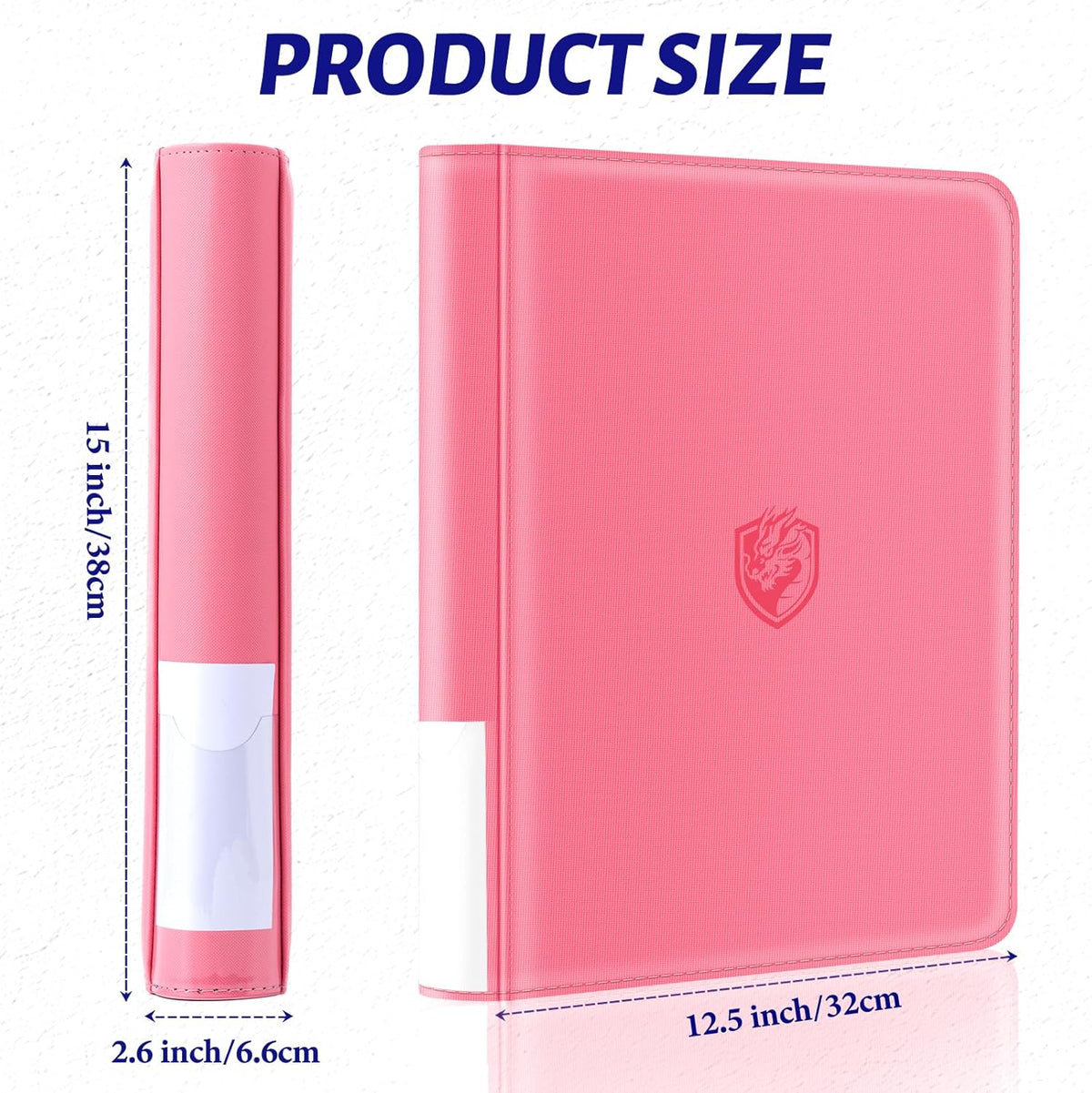 Toploader Binder - Holds 324 Toploaders | Waterproof PU Leather & Anti-Yellowing Inserts | Portable Card Organizer for Sports & Game Cards