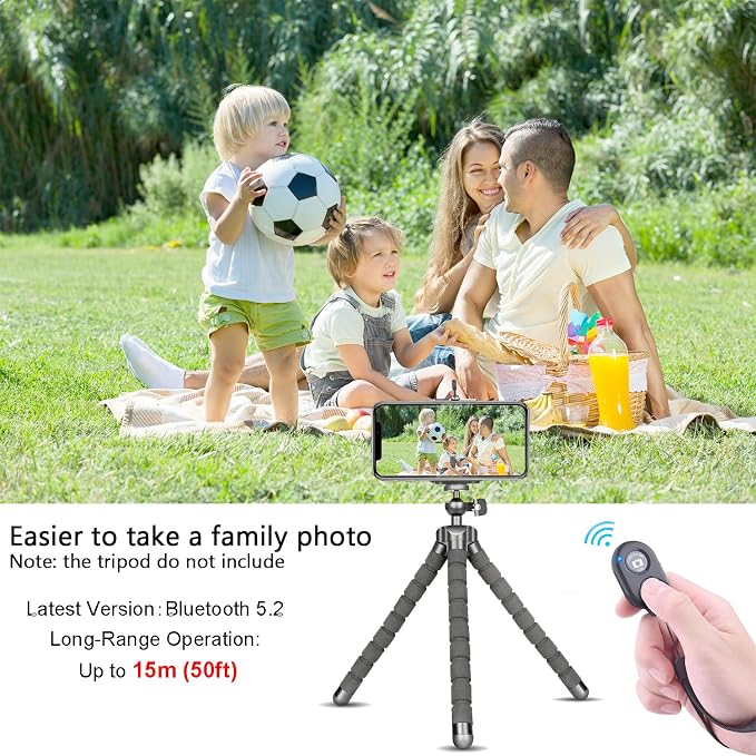 Wireless Remote Shutter for Cellphones and Tablets, AOQIYUE Wireless Remote for