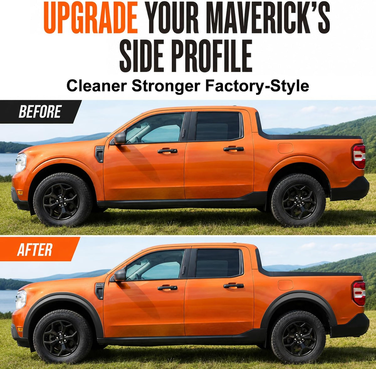 Mabett Fender Flares for 2022-2026 Ford Maverick Accessories