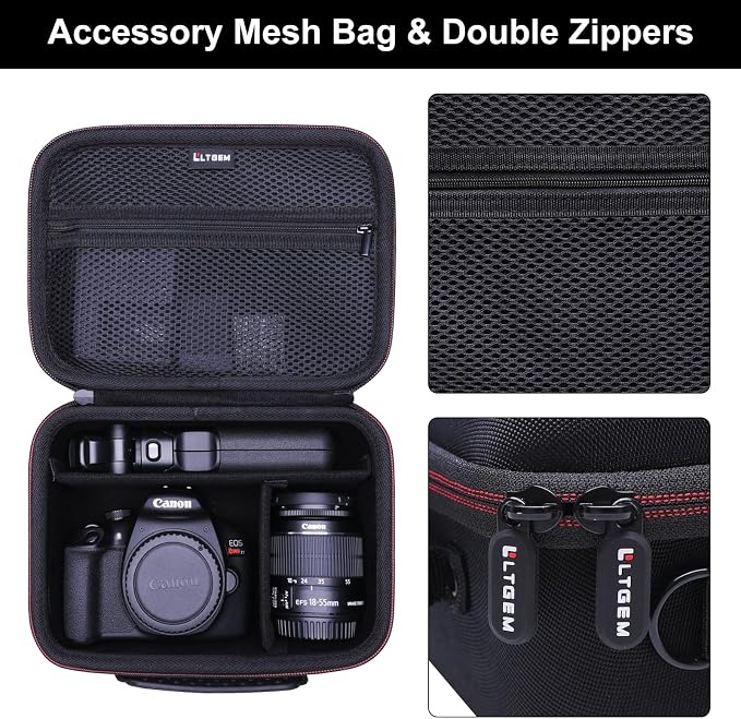 Camera Case Compatible with Canon EOS Rebel T7/R50/R6 Mark II/R100/R50