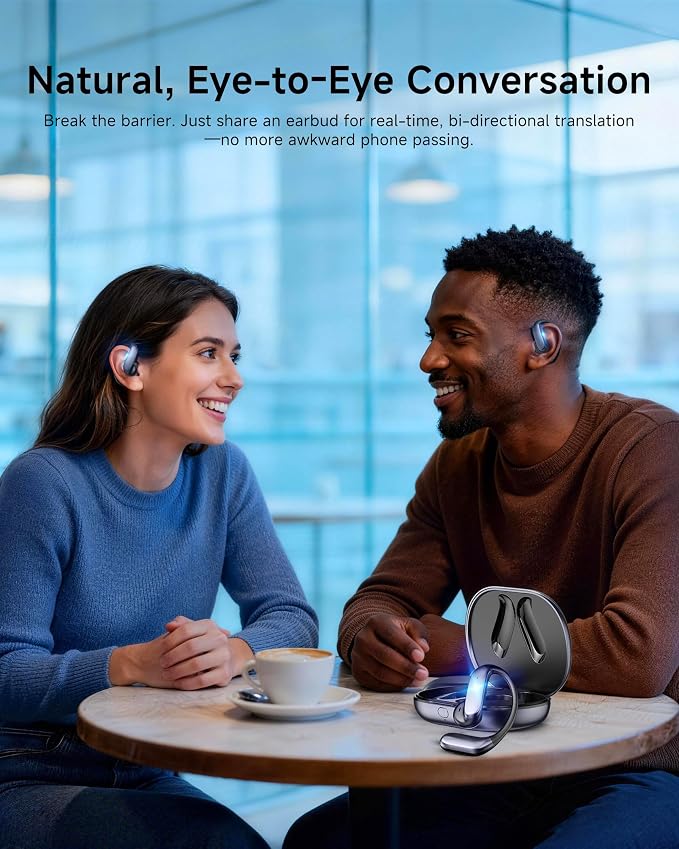 AI Translation Earbuds: 170 Languages & 0.45s Instant Real-Time Translator
