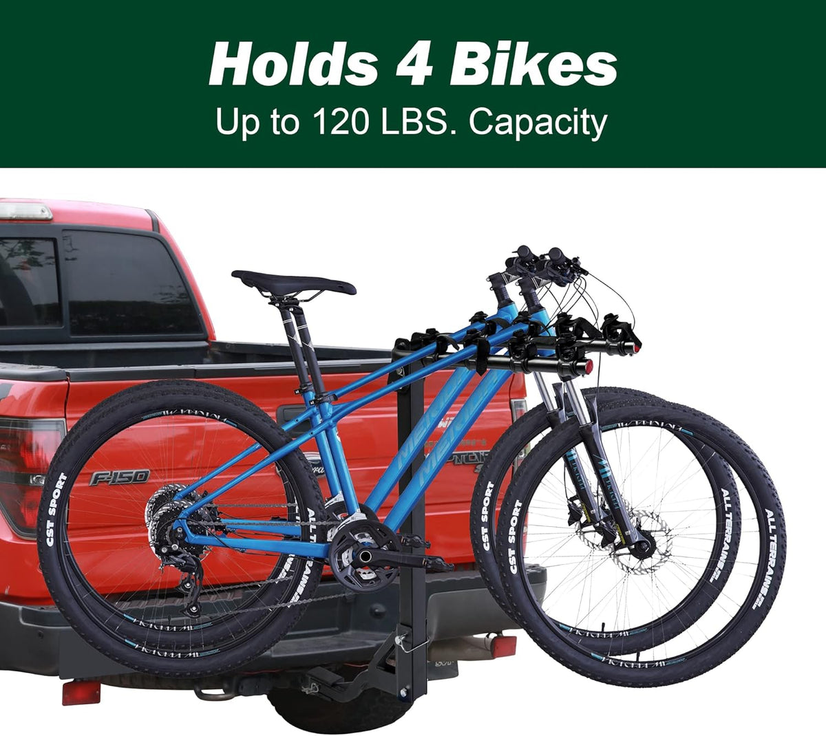 Young 4 Bike Rack - Durable Bicycle Carrier for Cars, SUVs & Minivans | Easy Assembly & Secure Locking