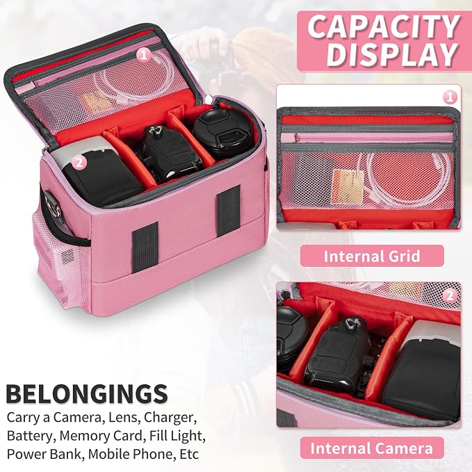 GMAK Camera Bag for Photographers, Anti-shock Camera Shoulder Bags