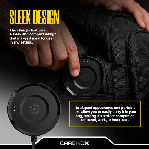 Carbinox USB Charger Compatible for Carbinox Smartwatch - Fast Charging Speed, Sleek Design, Reliable Functionality (Carbinox Blaze R)