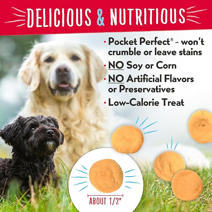 Charlee Bear Original Crunch Dog Training Treats, Liver Flavor, 3 Calories Each, Low Calorie Natural Rewards for Puppies to Adult Dogs, Made in USA, 16 oz (4-Pack)