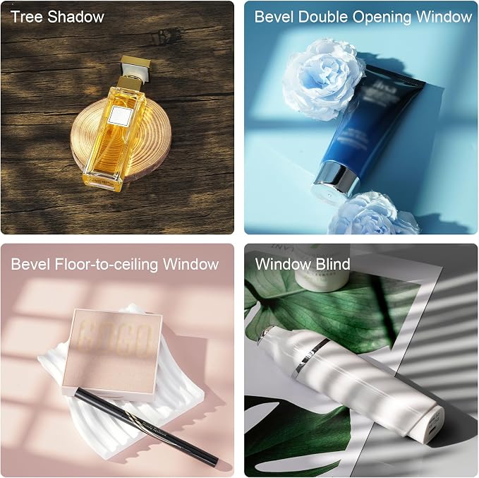 Meking 4PCS Product Photography Props Light and Shadow Boards 16 * 11inch