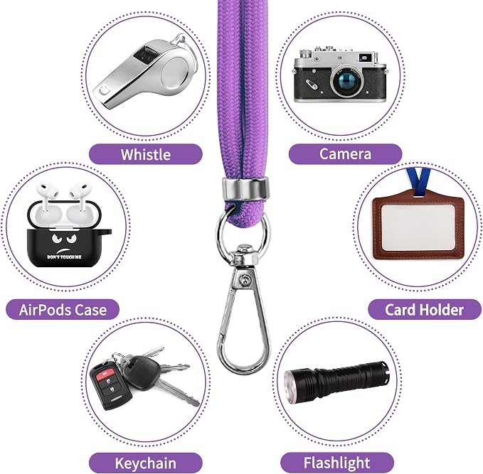 CACOE Phone Lanyard 2 Pcs-1 Pcs Adjustable Neck Strap, Universal Crossbody