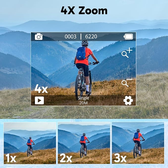 AKASO V50X Native 4K30fps WiFi Action Camera