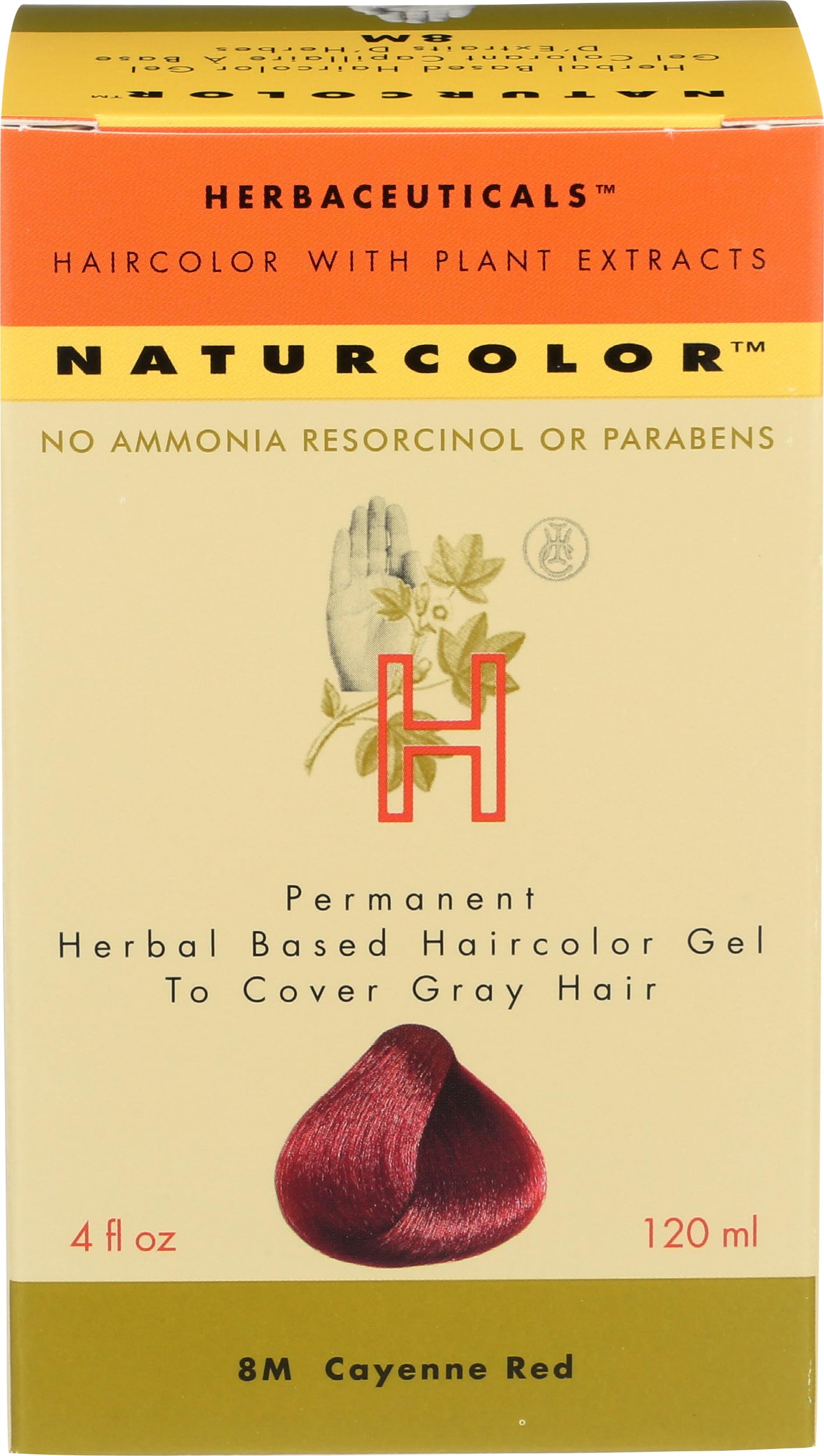 Naturcolor Haircolor Hair Dye, 8M - Cayenne Red, 4 Fl Oz (8M)