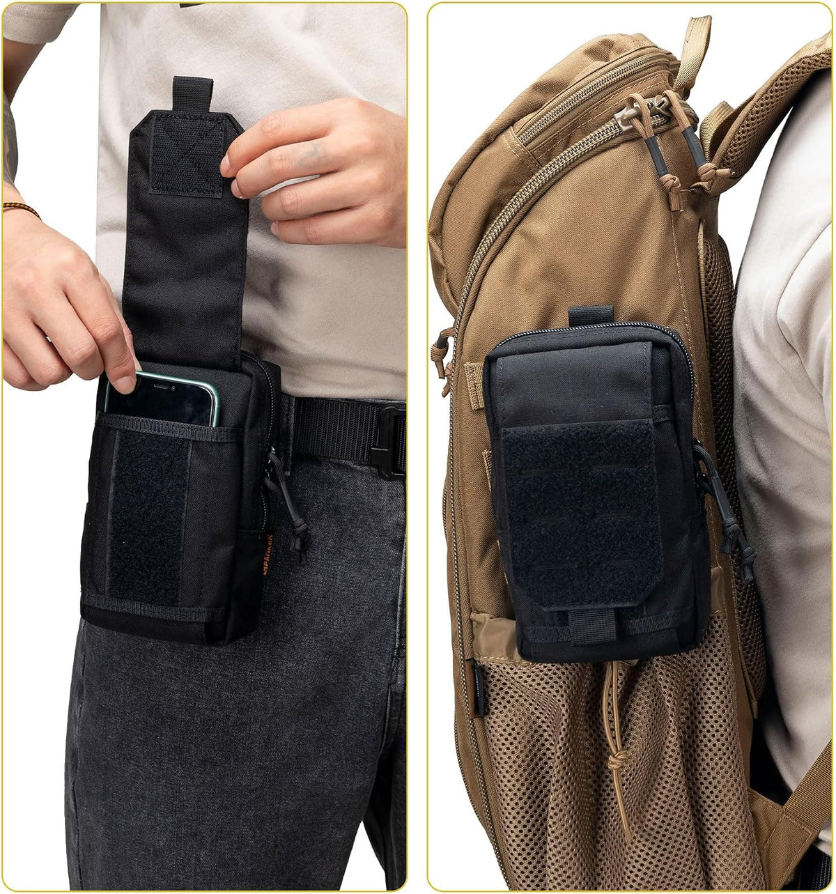 EXCELLENT ELITE SPANKER Tactical EDC Pouch Molle Utility Pouch Phone Pouch