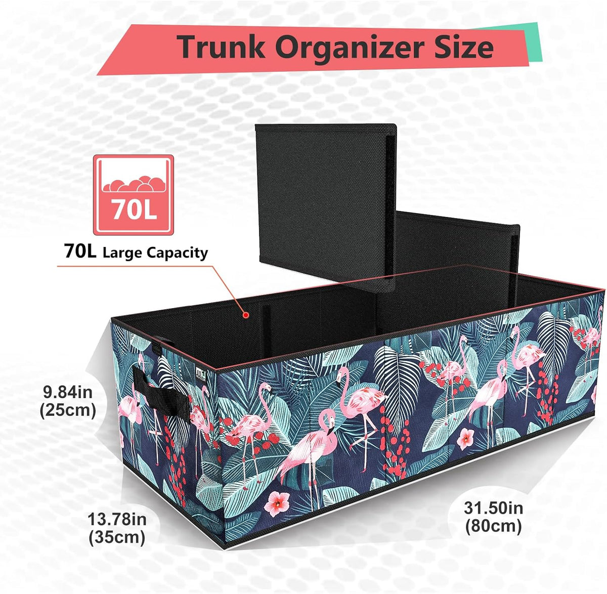 MIU COLOR Trunk Organizer for Car, SUV, Sedans, Car Organizer, Collapsible