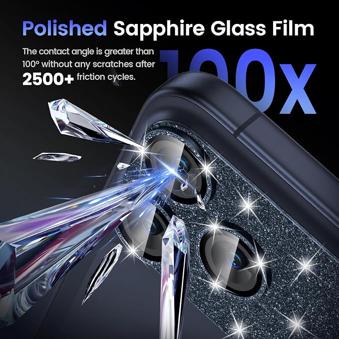 Tensea for iPhone 17 Pro Camera Lens Protector, Metal Aluminum Alloy Tempered
