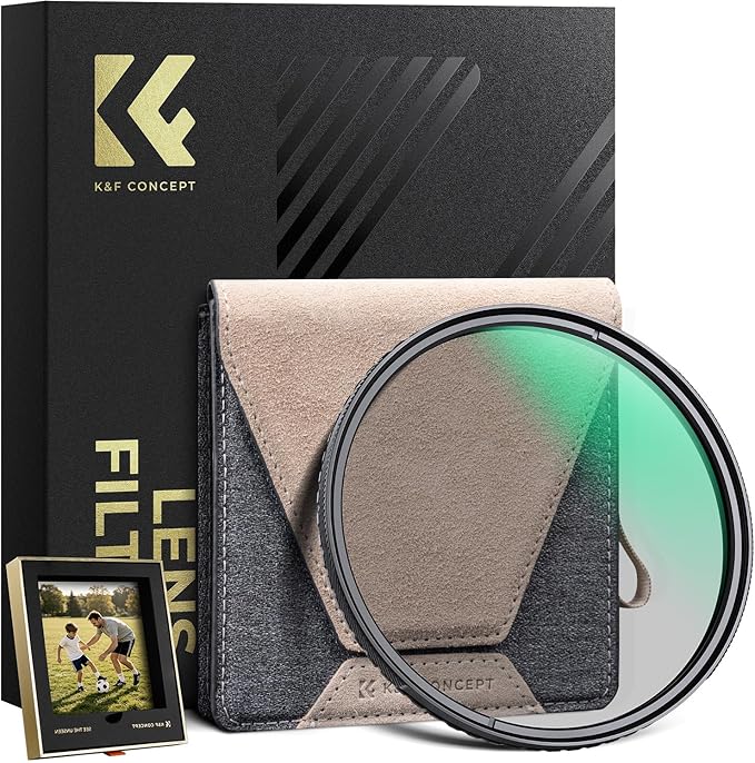 K&F CONCEPT 77mm Circular Polarizers Filter Super Slim