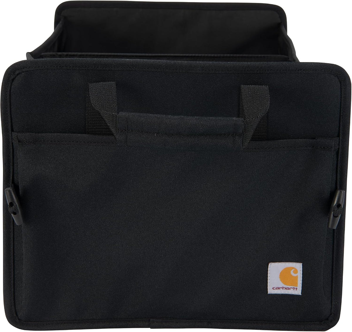 Carhartt Universal Collapsible Cargo Trunk Organizer, Portable Accessory Storage Organizer for Automotive, SUV, Trucks &amp; Cars, Black, One Size
