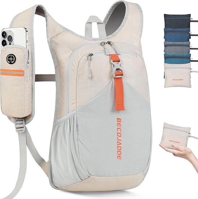 BECOJADDE 15L Small Hiking Backpack